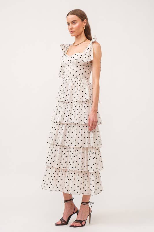 Polka Dot Midi Dress