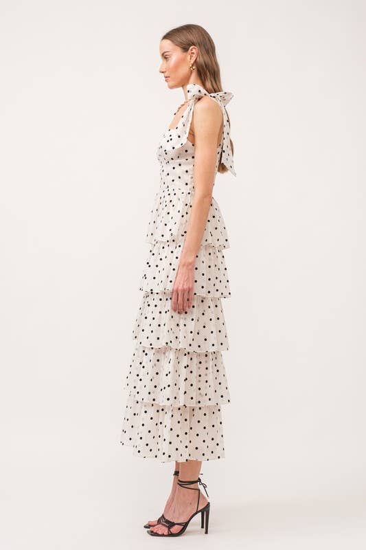 Polka Dot Midi Dress