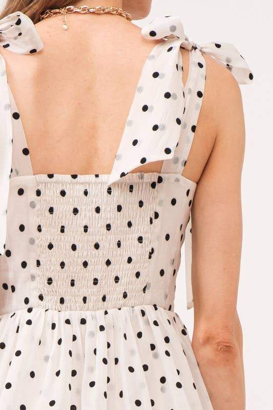 Polka Dot Midi Dress