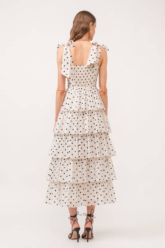 Polka Dot Midi Dress