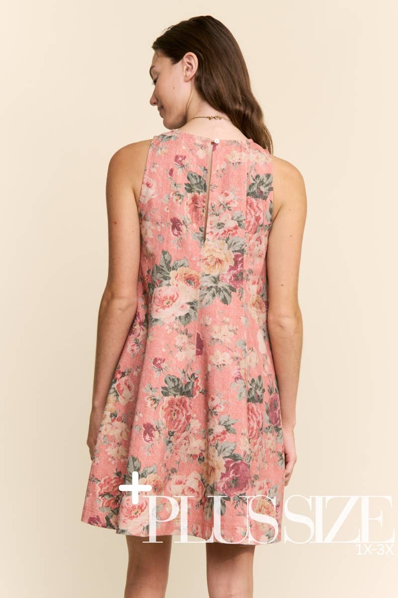 Floral Trapeze Mini (S to 3X)