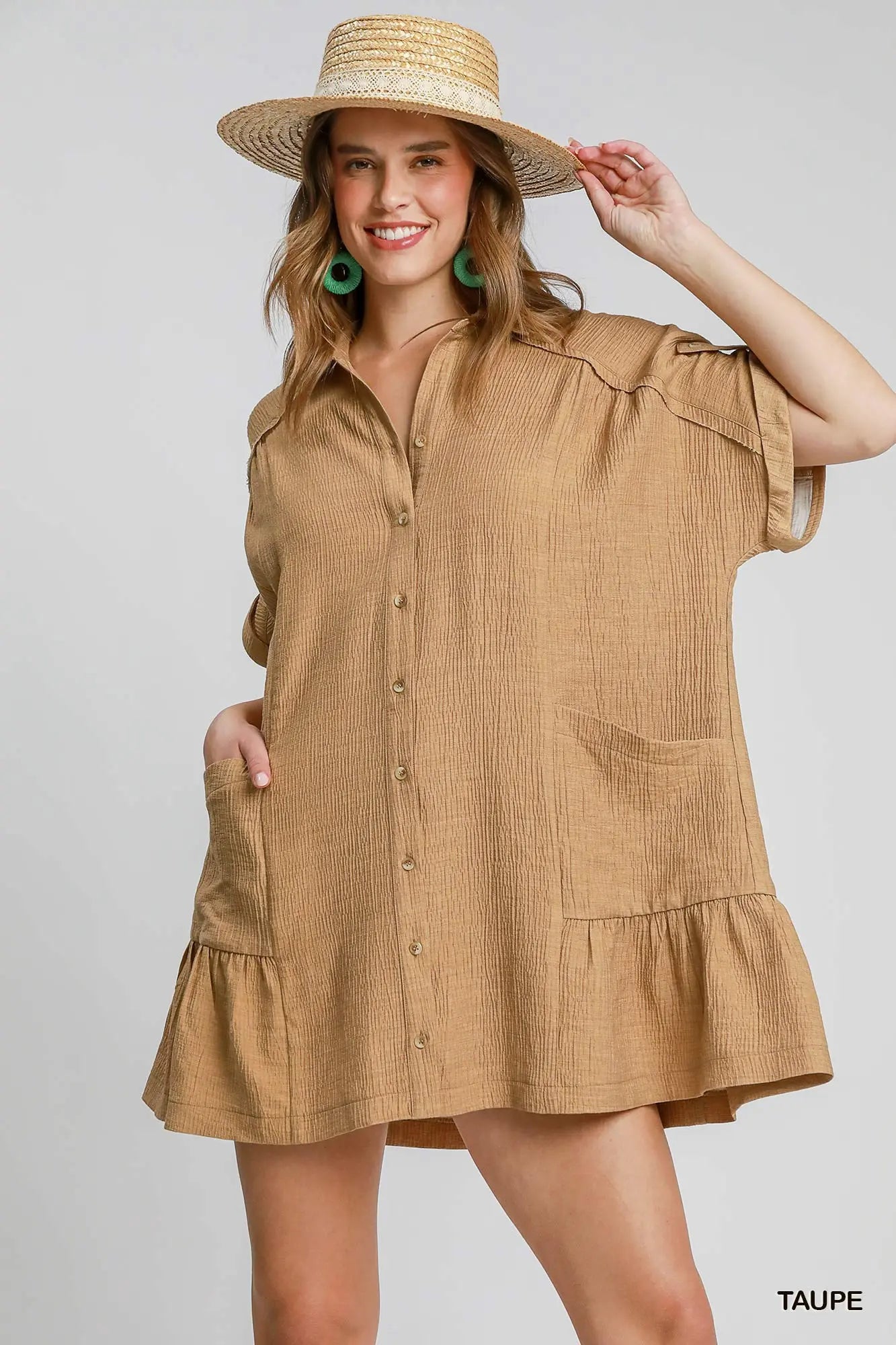 Textured Tunic Dress