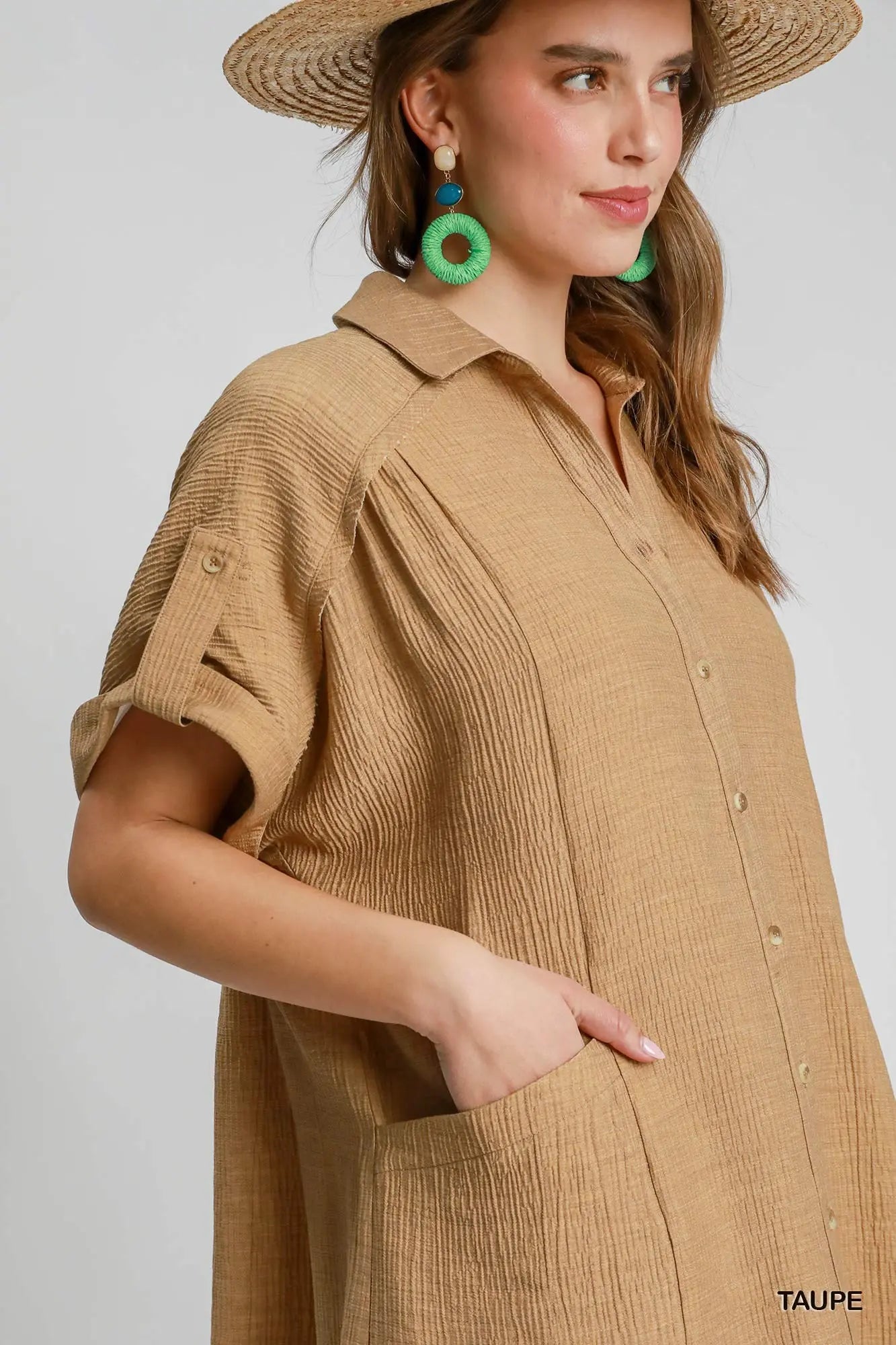 Textured Tunic Dress