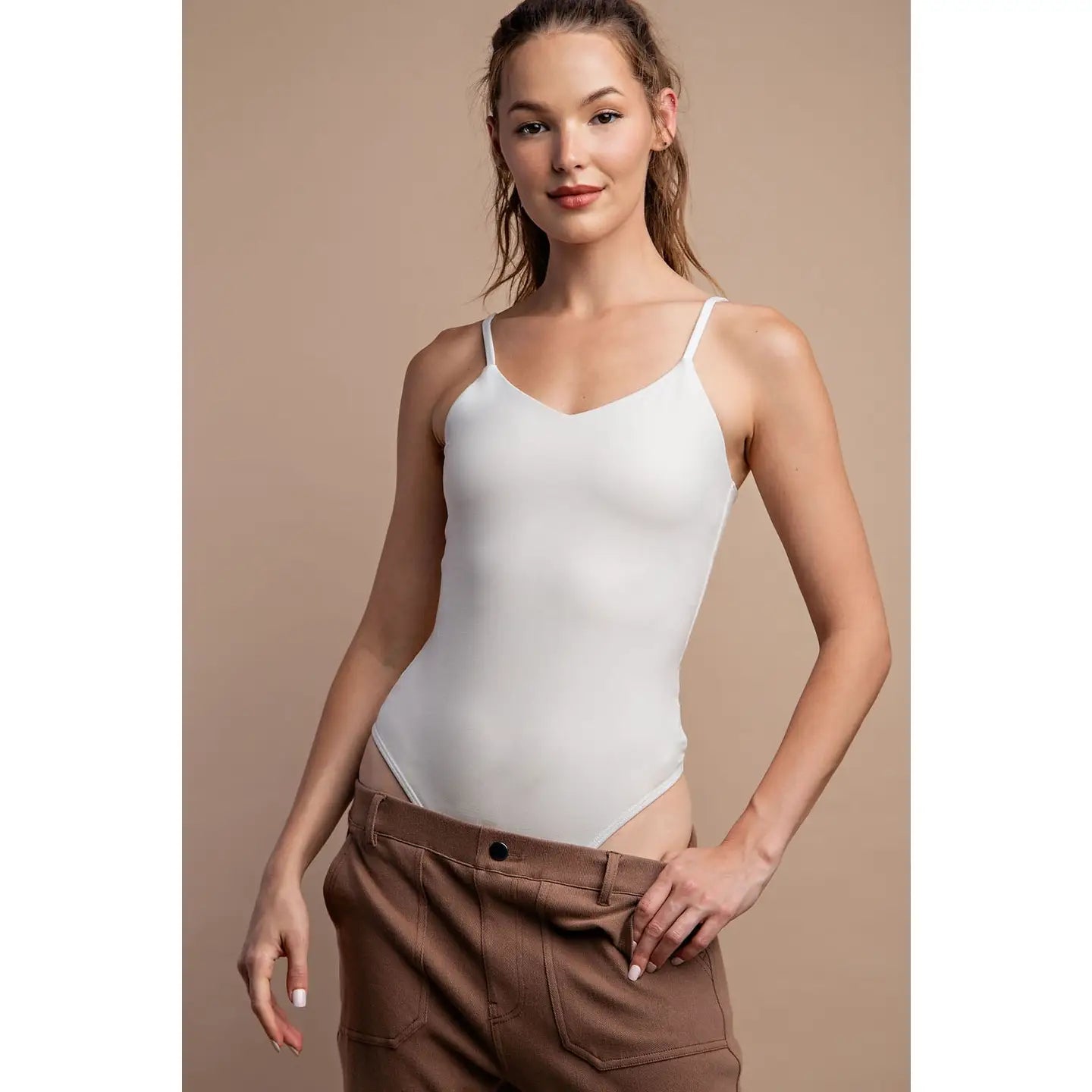 Butter Soft Sleeveless Adjustable Bodysuit