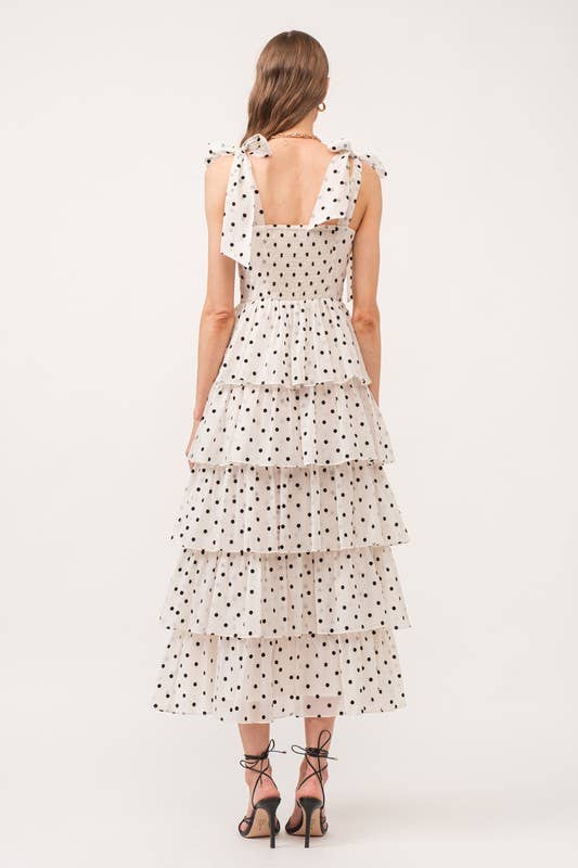 Polka Dot Midi Dress
