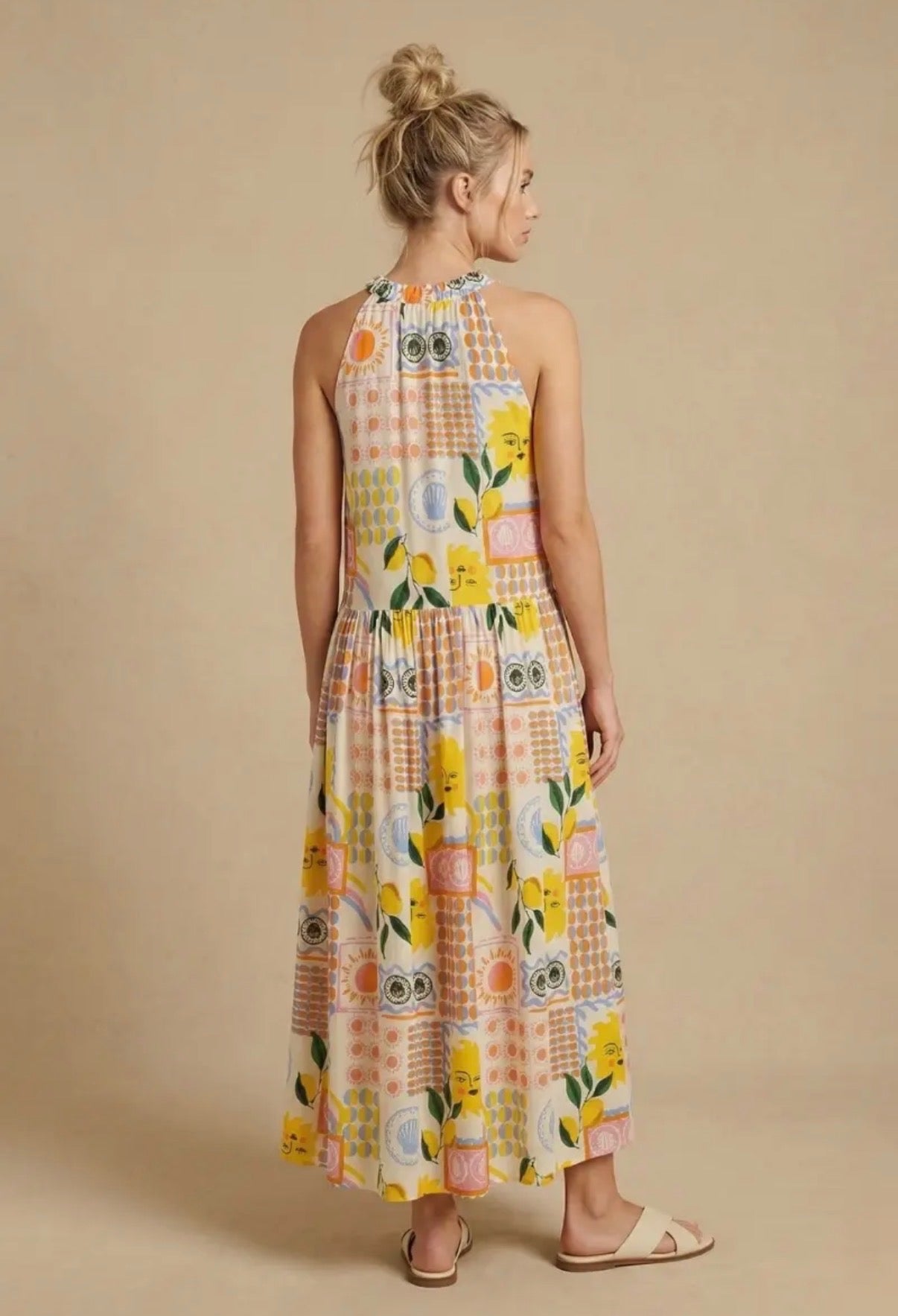 Halter Amalfi Coast Dress (S to 3X)