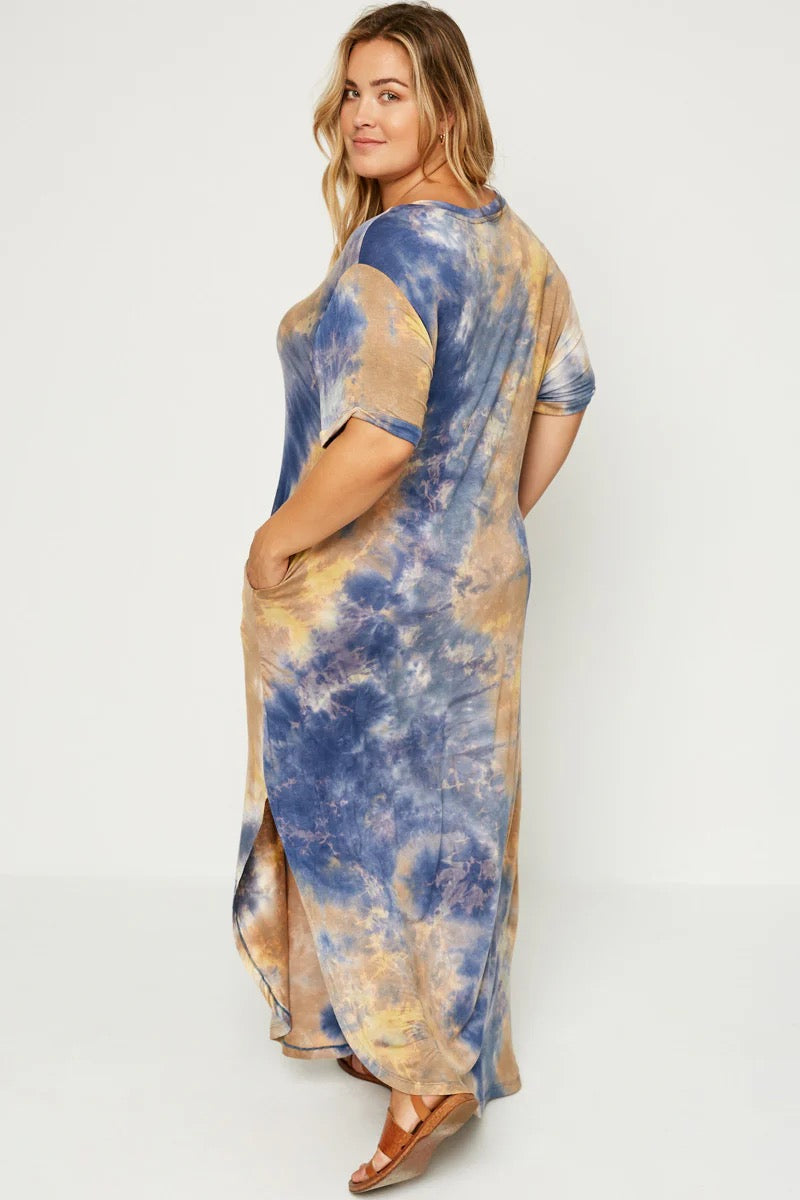 Tie Dye Maxi Dress