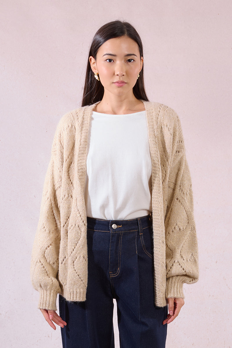 MB Heart Detail Cardigan