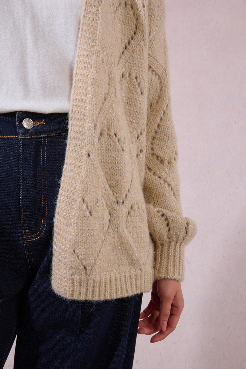 MB Heart Detail Cardigan