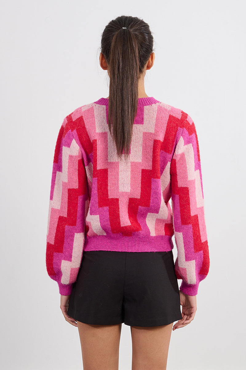 MB Block Printed Sweater