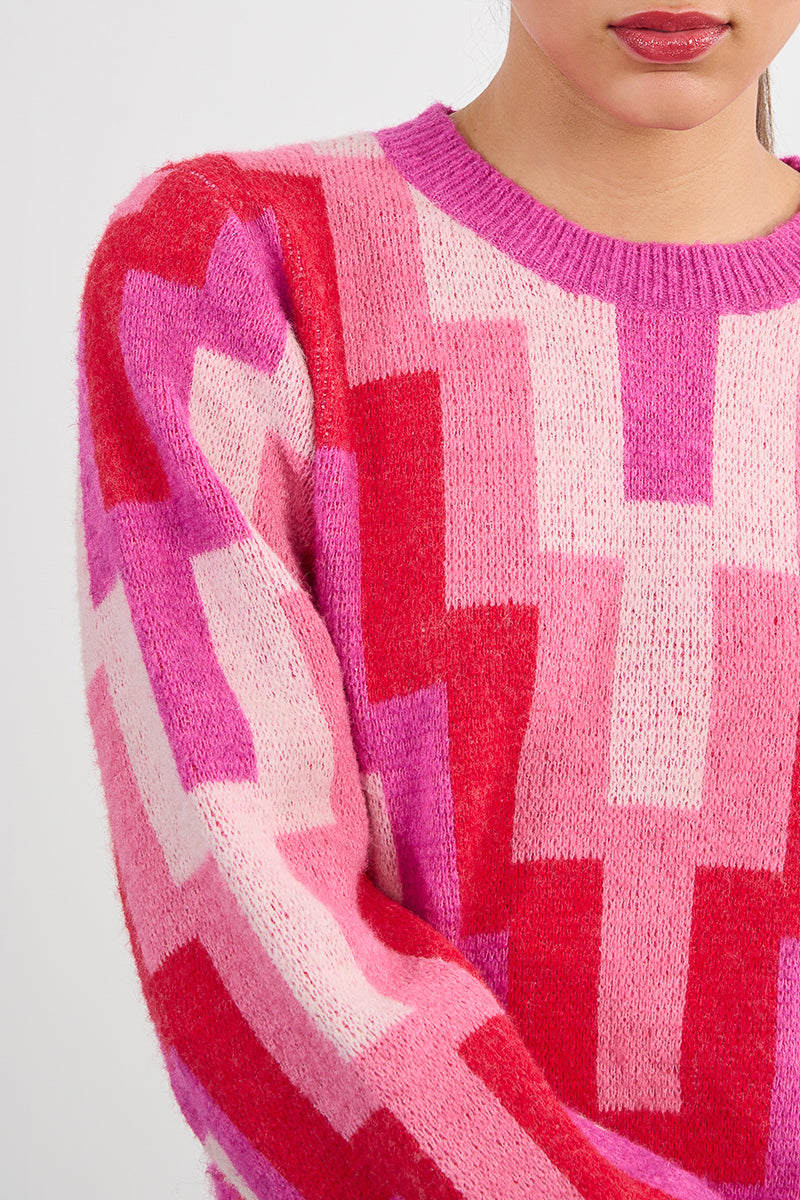 MB Block Printed Sweater
