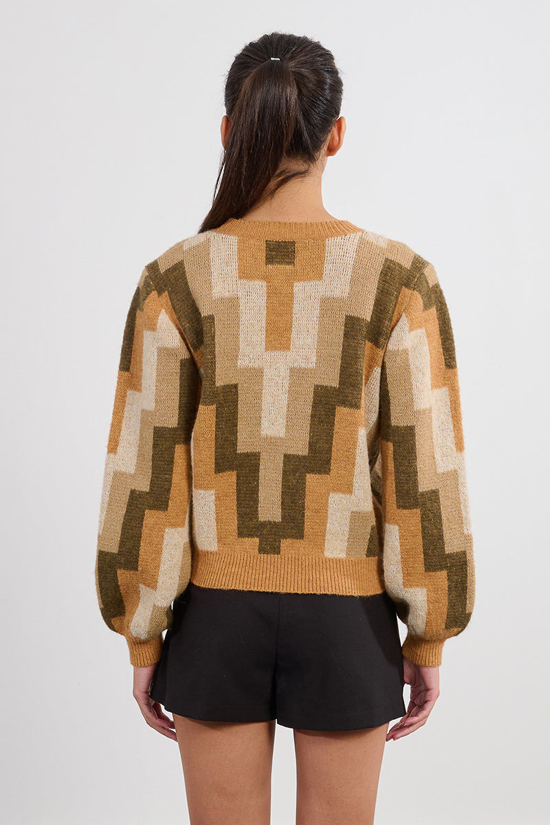 MB Block Printed Sweater