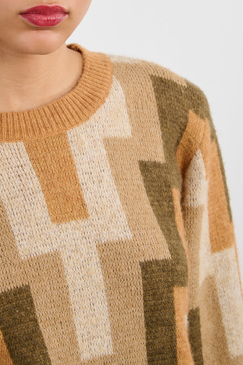 MB Block Printed Sweater