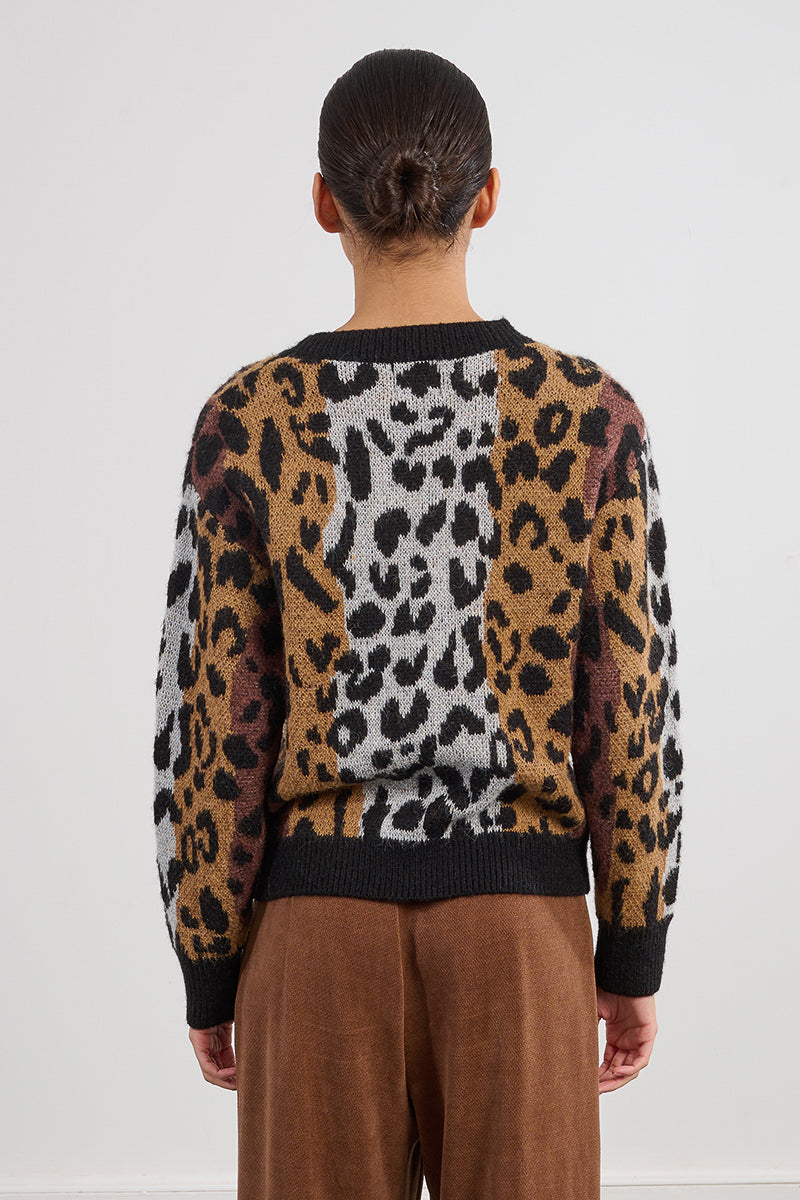 MB Leopard Print Sweater
