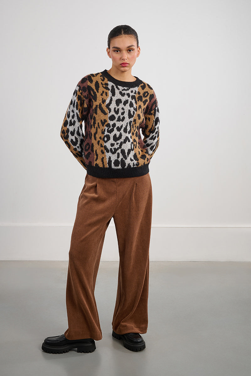 MB Leopard Print Sweater
