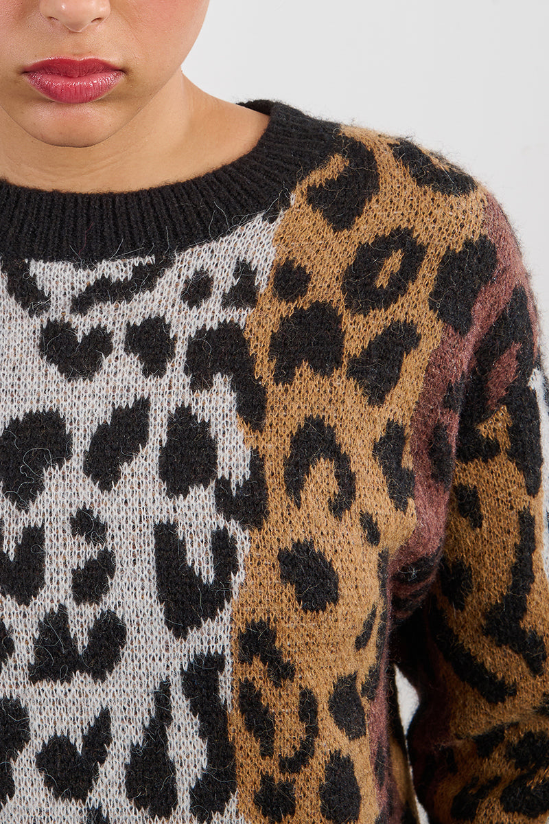 MB Leopard Print Sweater