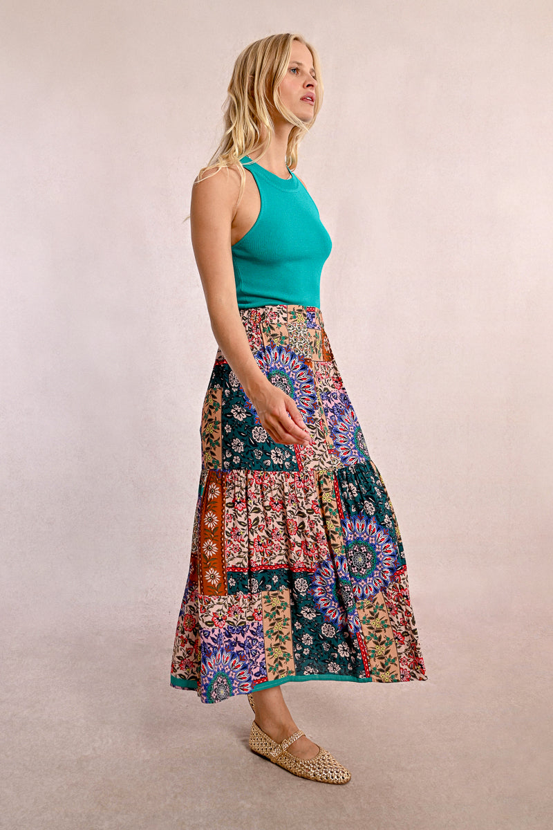 MB Colorful Maxi Skirt