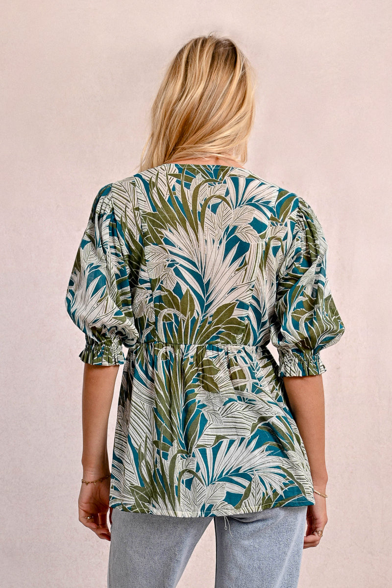 MB Palm Blouse