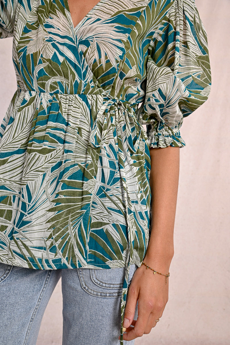 MB Palm Blouse