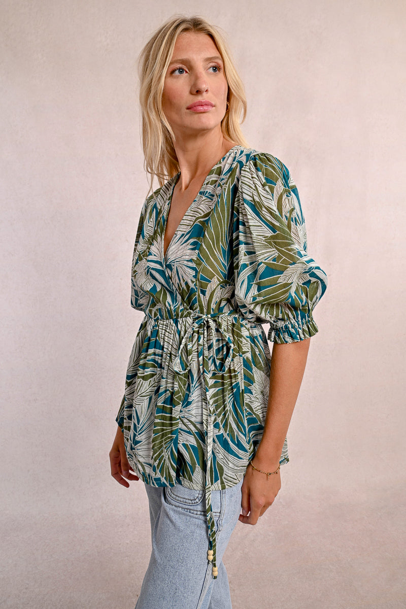 MB Palm Blouse