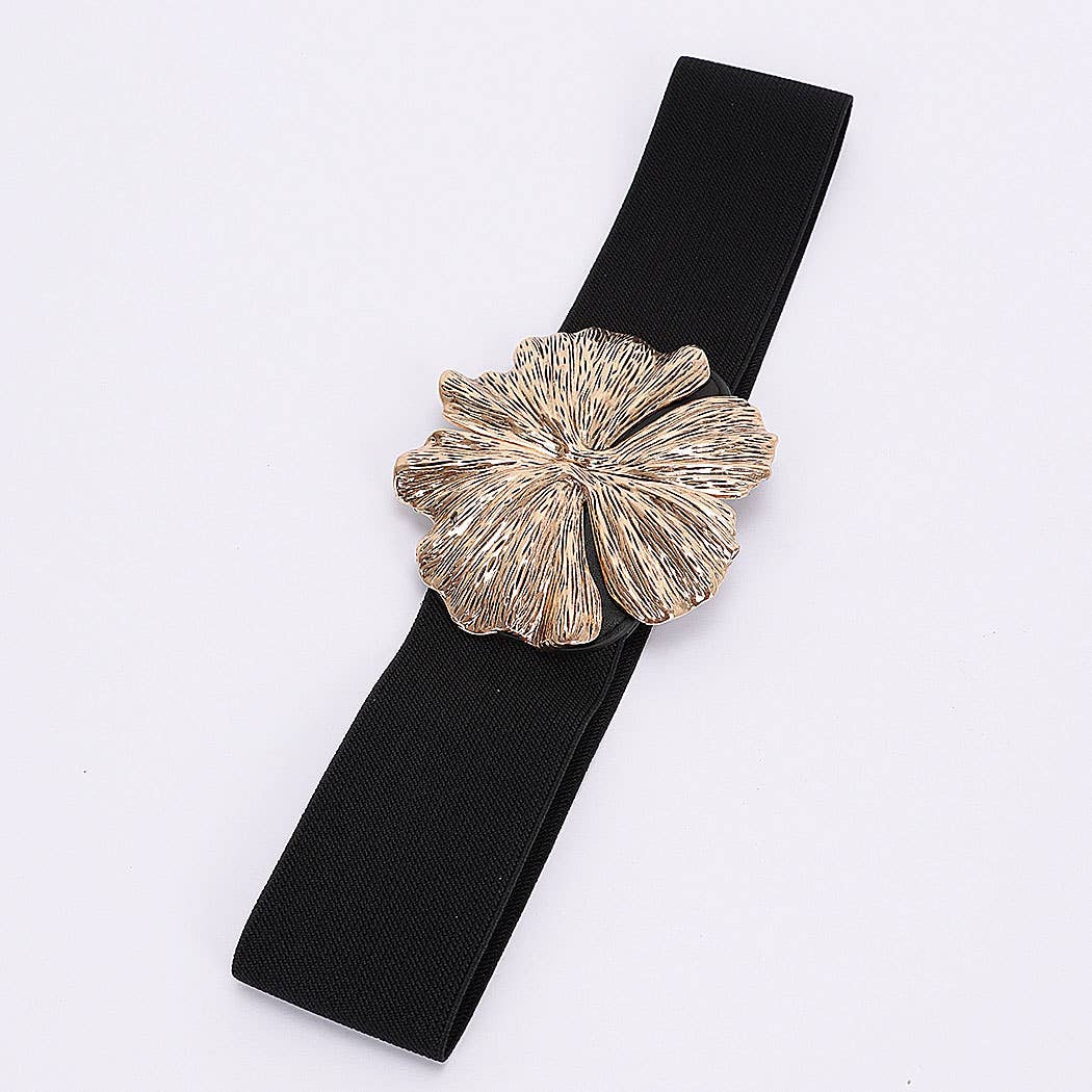 Metal Buckle Elastic Belt