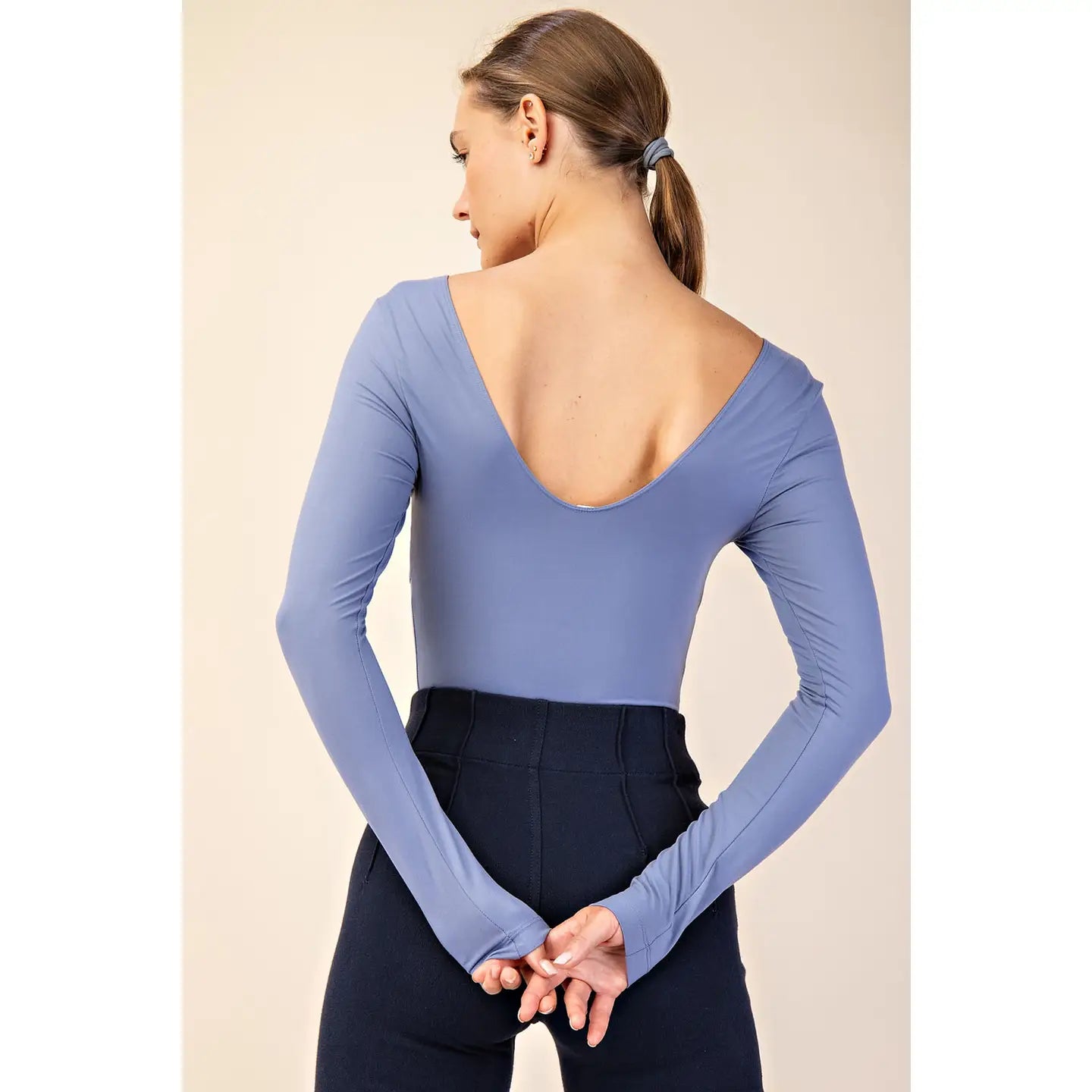 Butter Fabric Long Sleeve Bodysuit