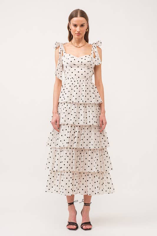 Polka Dot Midi Dress