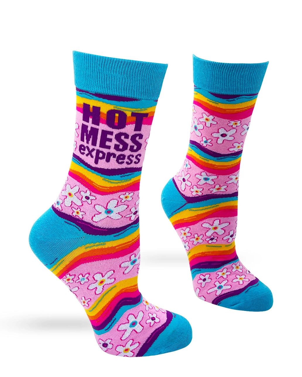 Hot Mess Express Crew Socks