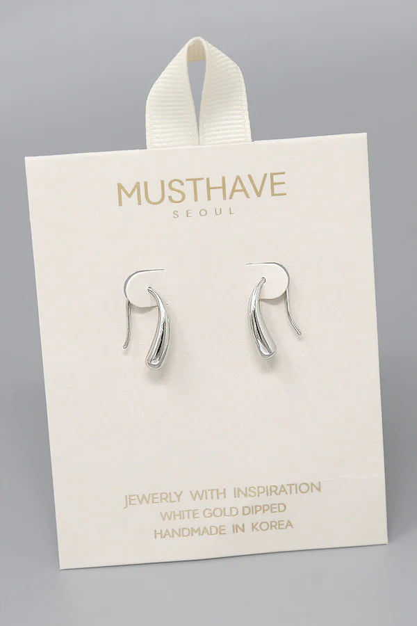 Droplet Gold Dipped Earrings