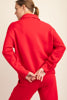 Modal Poly Span Quarter Zip Mock Neck Pullover (S to 3X)