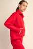Modal Poly Span Quarter Zip Mock Neck Pullover (S to 3X)