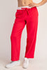 French Terry Color Contrast Rib Pant