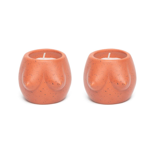 Terracotta Tits Candle Holder