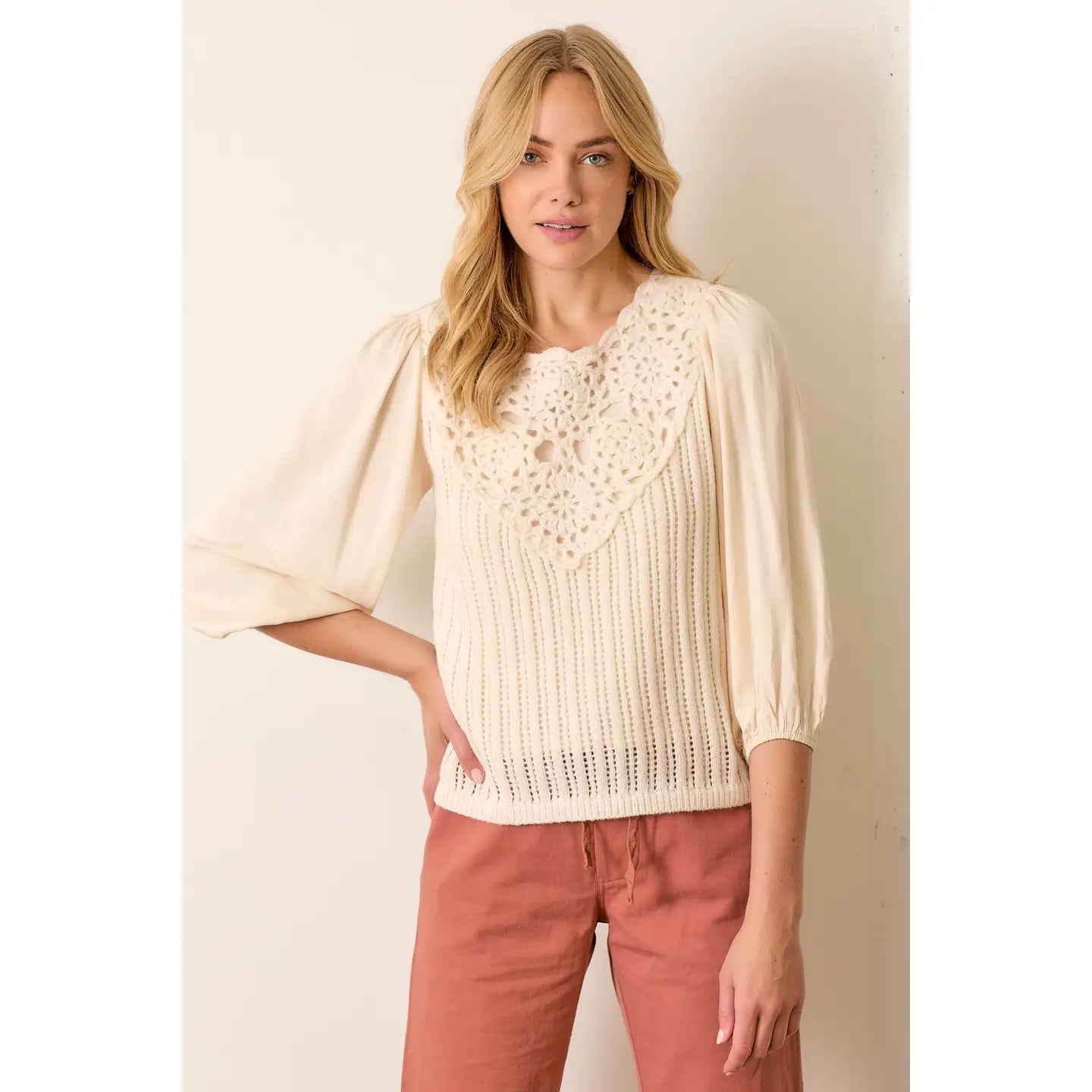 Crochet Sweater Top