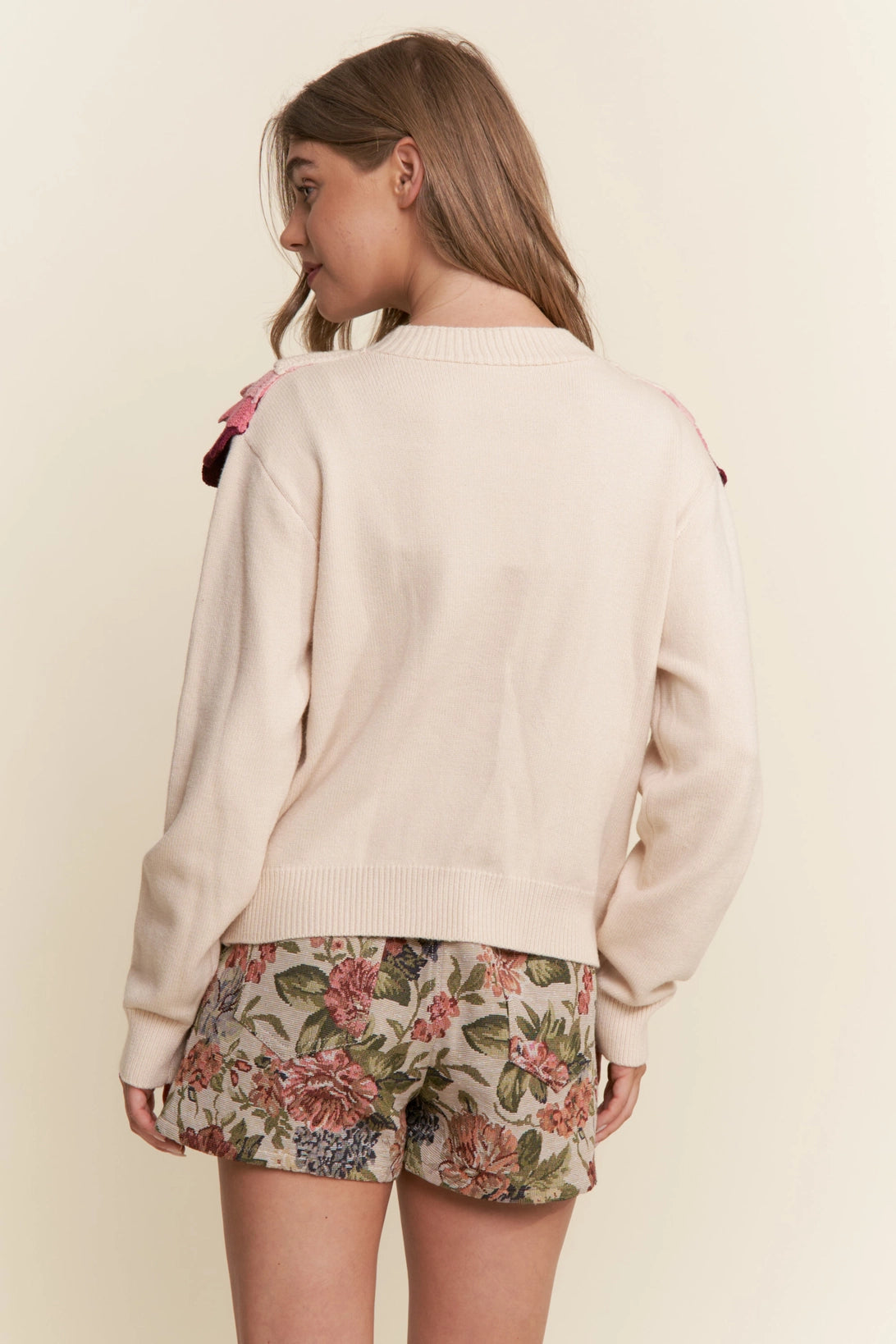 Ombre Ruffle Cardigan