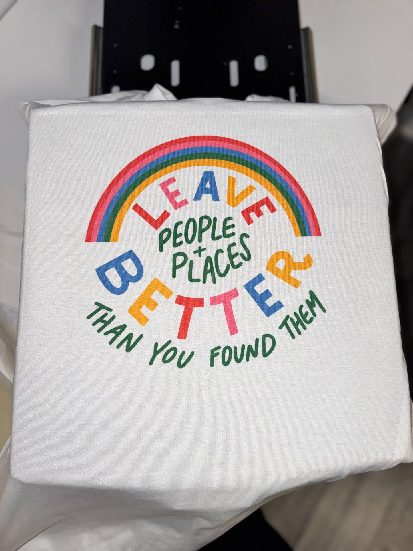 Leave People Better Cotton Blend Unisex Fit T-shirt