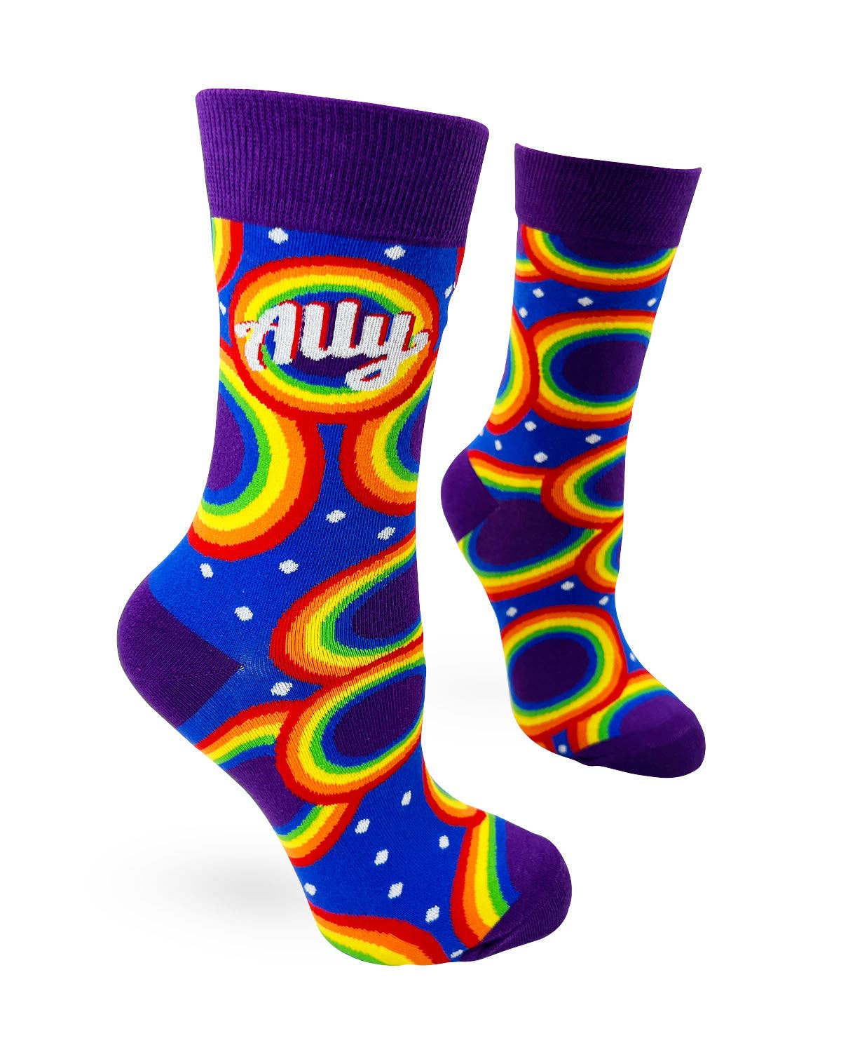 Ally Ladies' Novelty Crew Socks