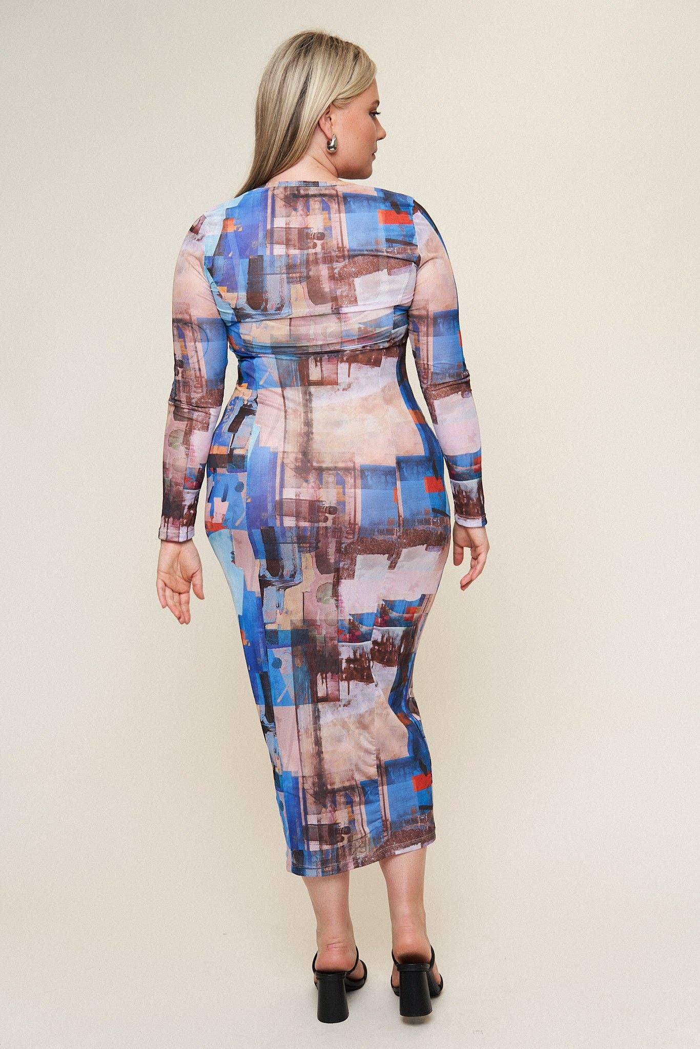 Florencia Mesh Maxi Dress