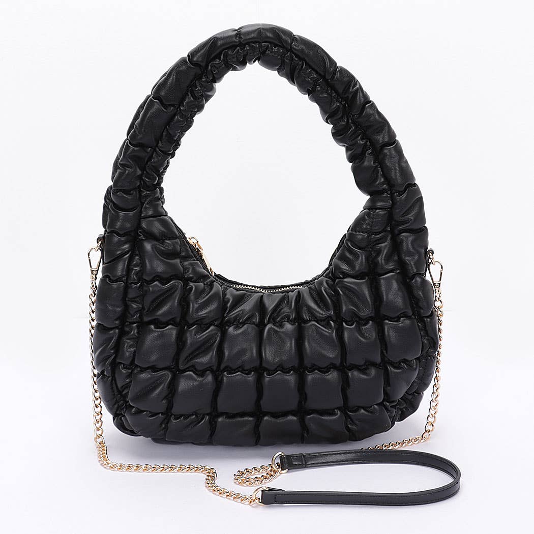 Quilted Hobo Bag