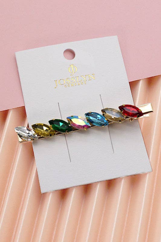 ACRYLIC BEAD HAIR CLIPS