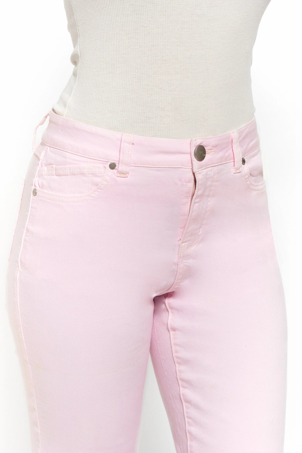 27" Luxe Demi-Boot Jean in Blush