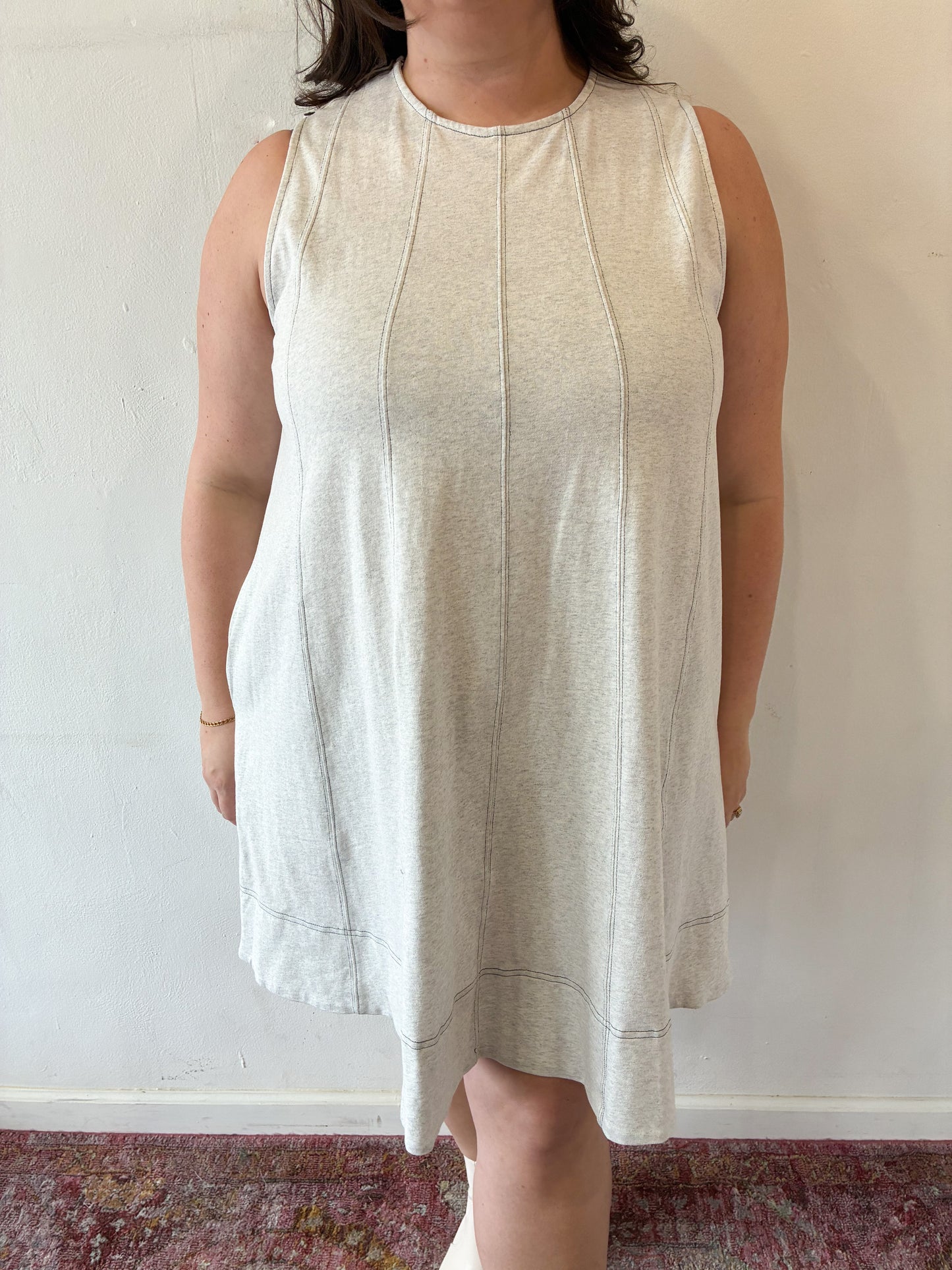 Heather Grey Swing Dress (S to 3X)