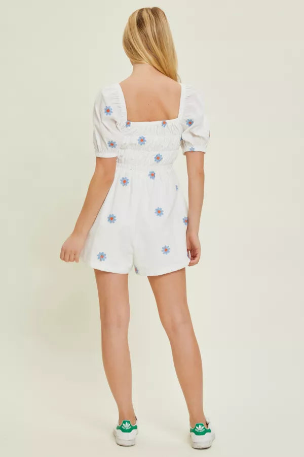 Cotton Daisy Romper