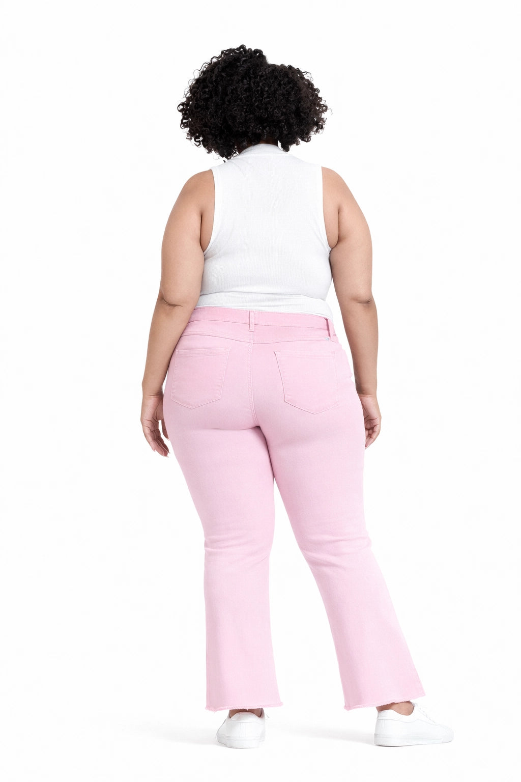 27" Luxe Demi-Boot Jean in Blush