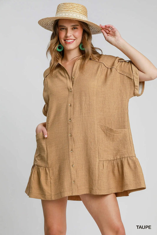 Textured Tunic Dress