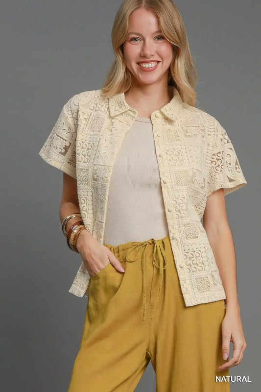 Patchwork Lace Top