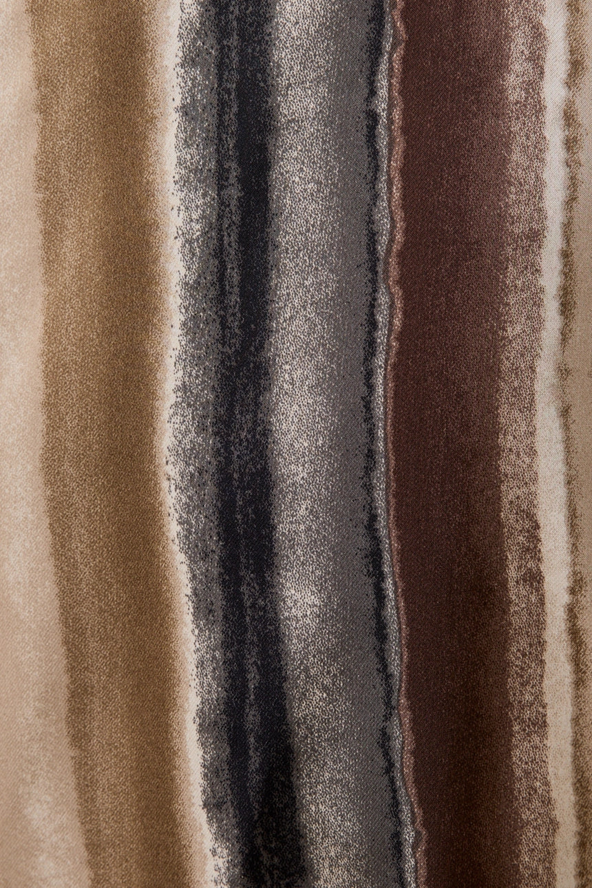 Satin Stripe Palazzo Pants