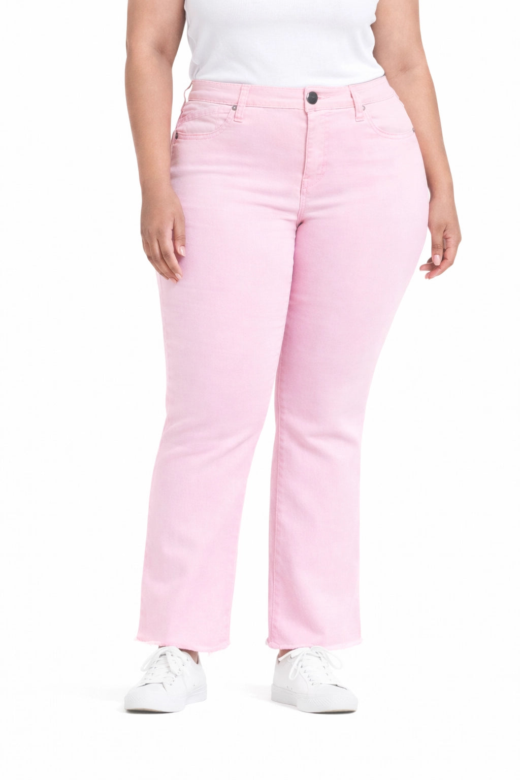 27" Luxe Demi-Boot Jean in Blush