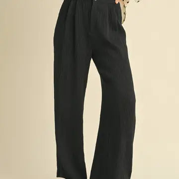 Shimmer Black Peat Pant