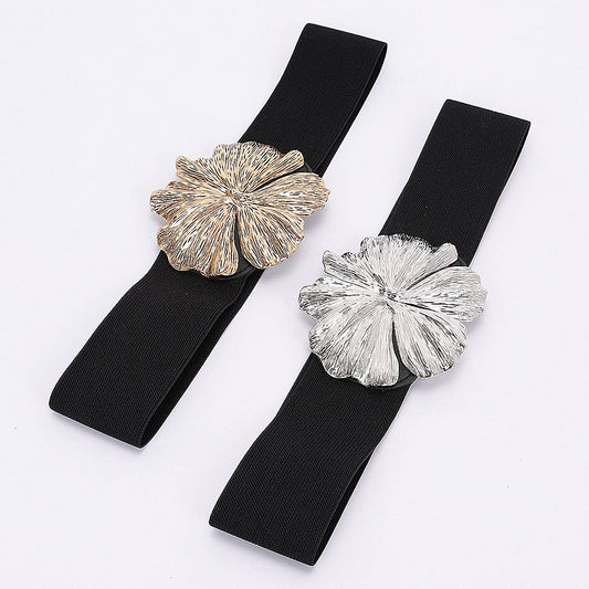 Metal Buckle Elastic Belt